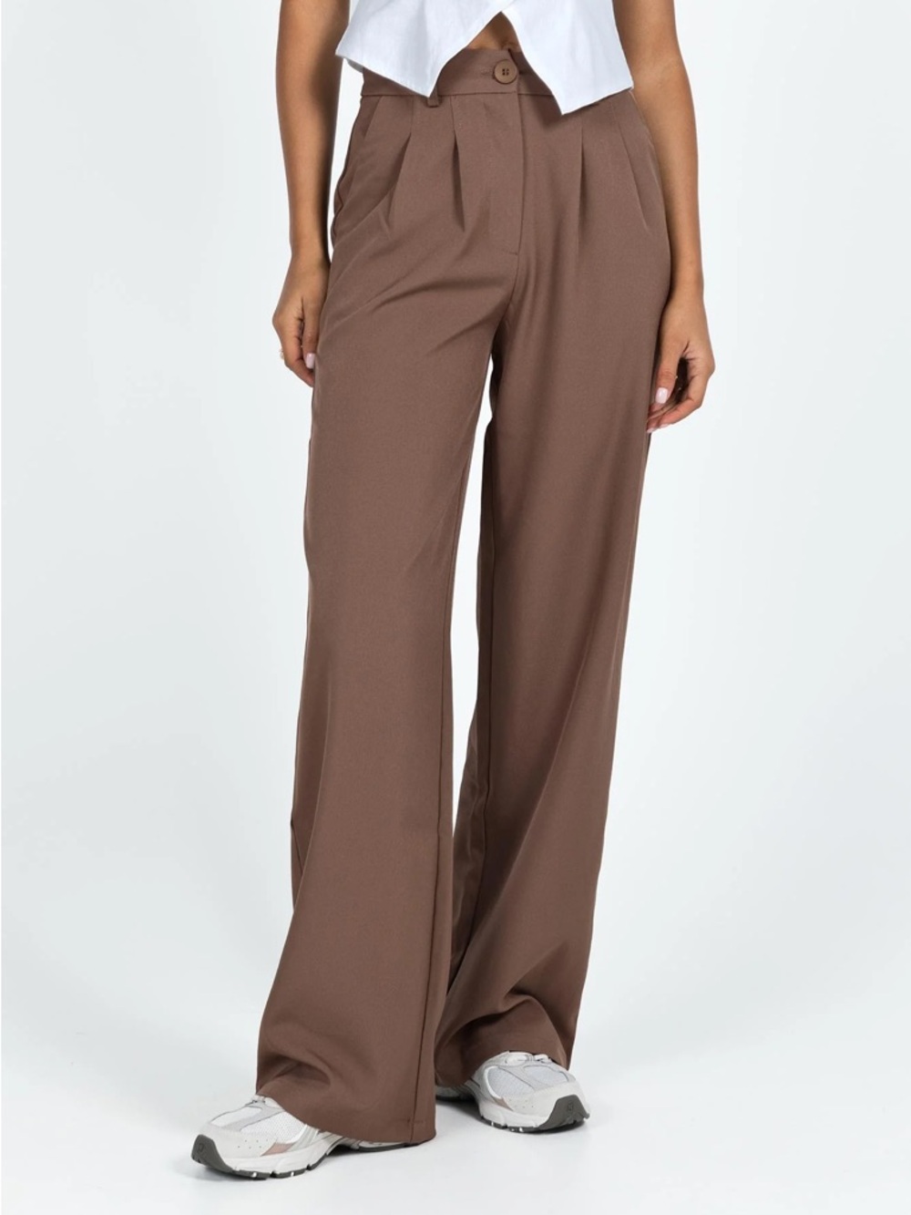 Princess Polly Archer Pants Brown